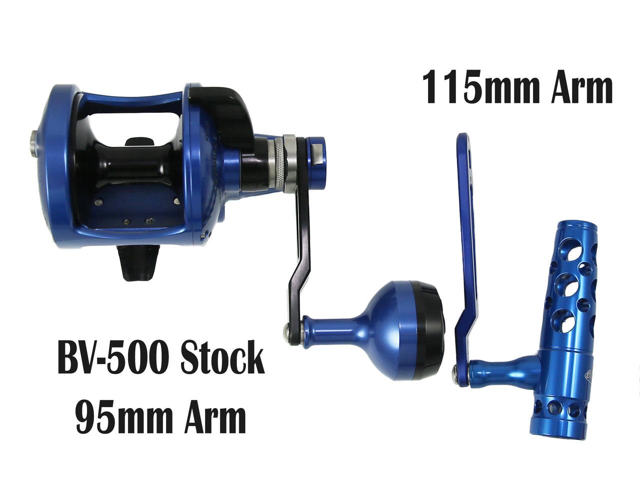 Jigging World Power Handles for Accurate Boss Valiant 400-1000 Size Lever Drag Reels - Upgrade Your Saltwater Fishing Gear for Big Game & Offshore Angling