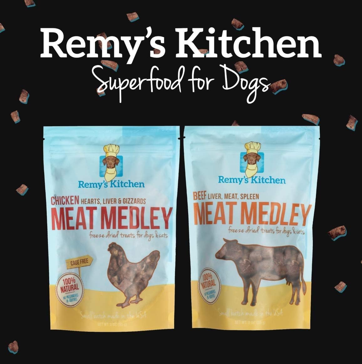 Premium Freeze-Dried Chicken Dog Treats - Human-Grade, Grain-Free, All-Natural & USA Sourced - Small Batch Made Without Artificial Preservatives - 3 oz - Perfect for Training, Rewards & Sensitive Stomachs
