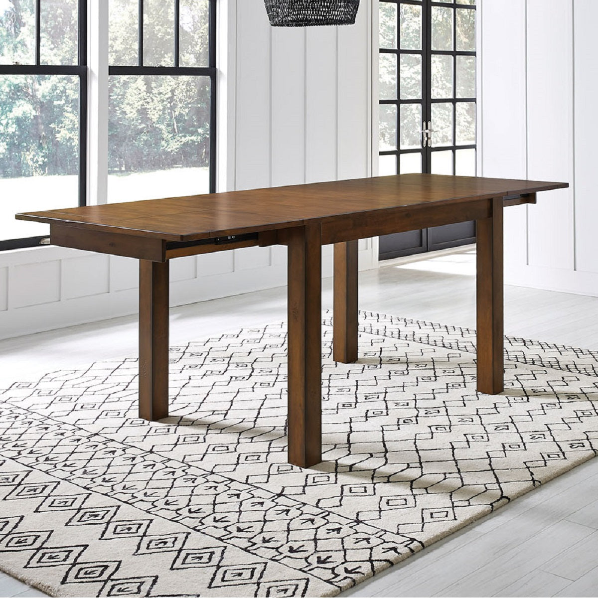 Mariposa 5-Piece Dining Set in Whiskey Finish - Perfect for Small Spaces, Apartments & Cozy Kitchens