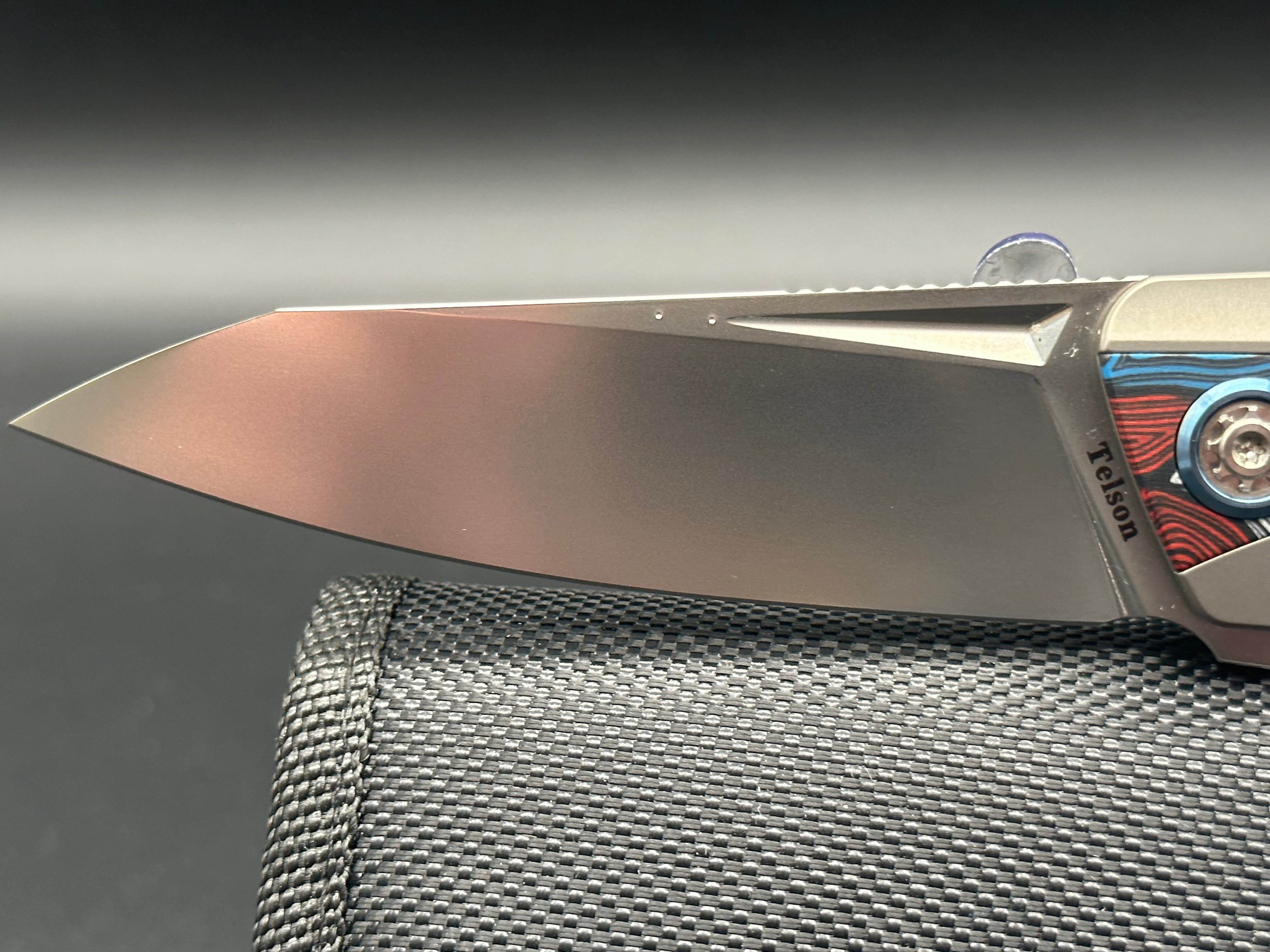 Premium Ketuo Telson Titanium Folding Knife with M390 Steel Blade & Colorful G10 Handle - Perfect for EDC, Outdoor Adventures, Camping, and Survival Gear