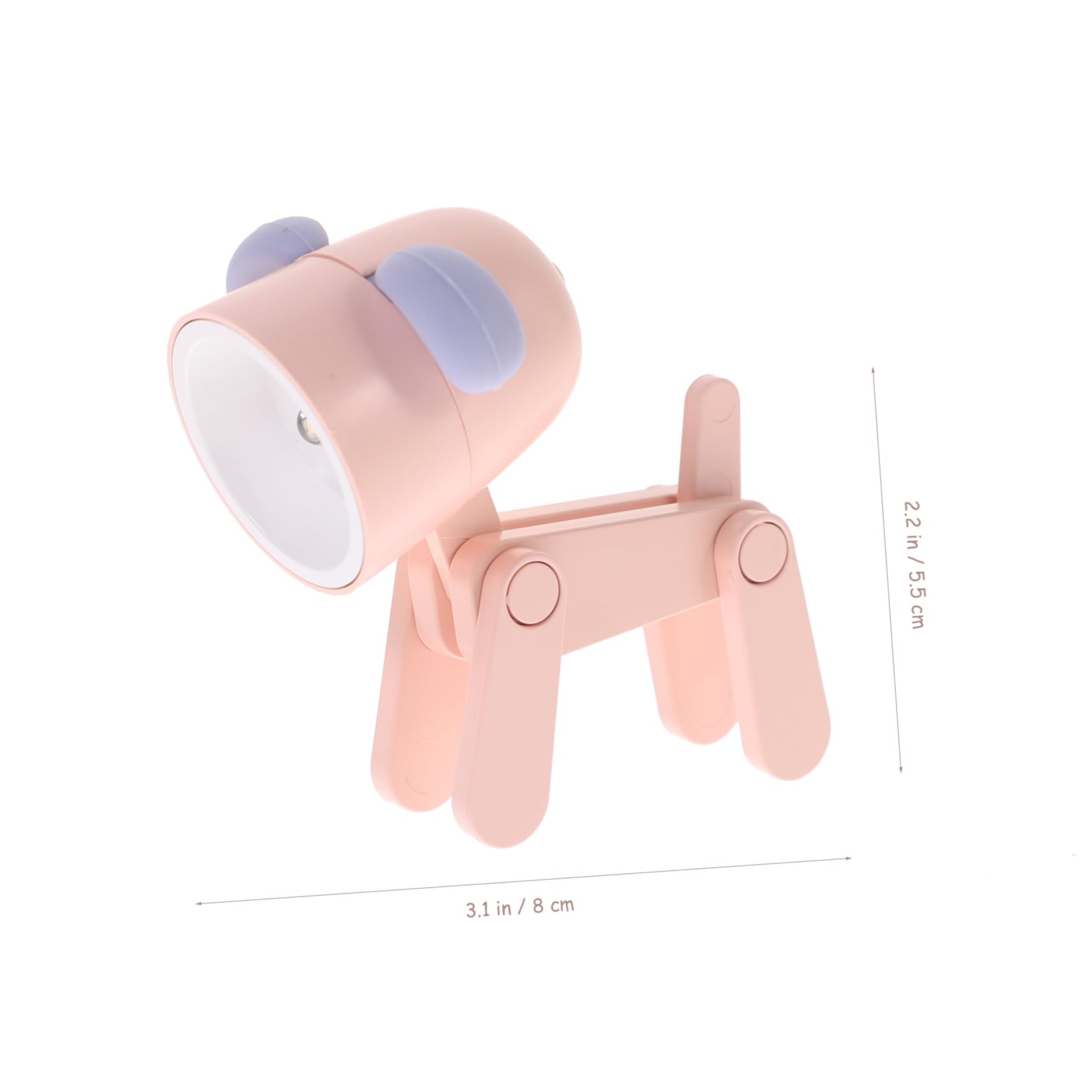 Uonlytech 5-Pack Animal Night Lights for Kids - Cute Dog Table Lamp with Phone Stand, Bedroom & Desk Decor (6pcs x 5) - Perfect for Nursery, Children's Room & Gift Giving