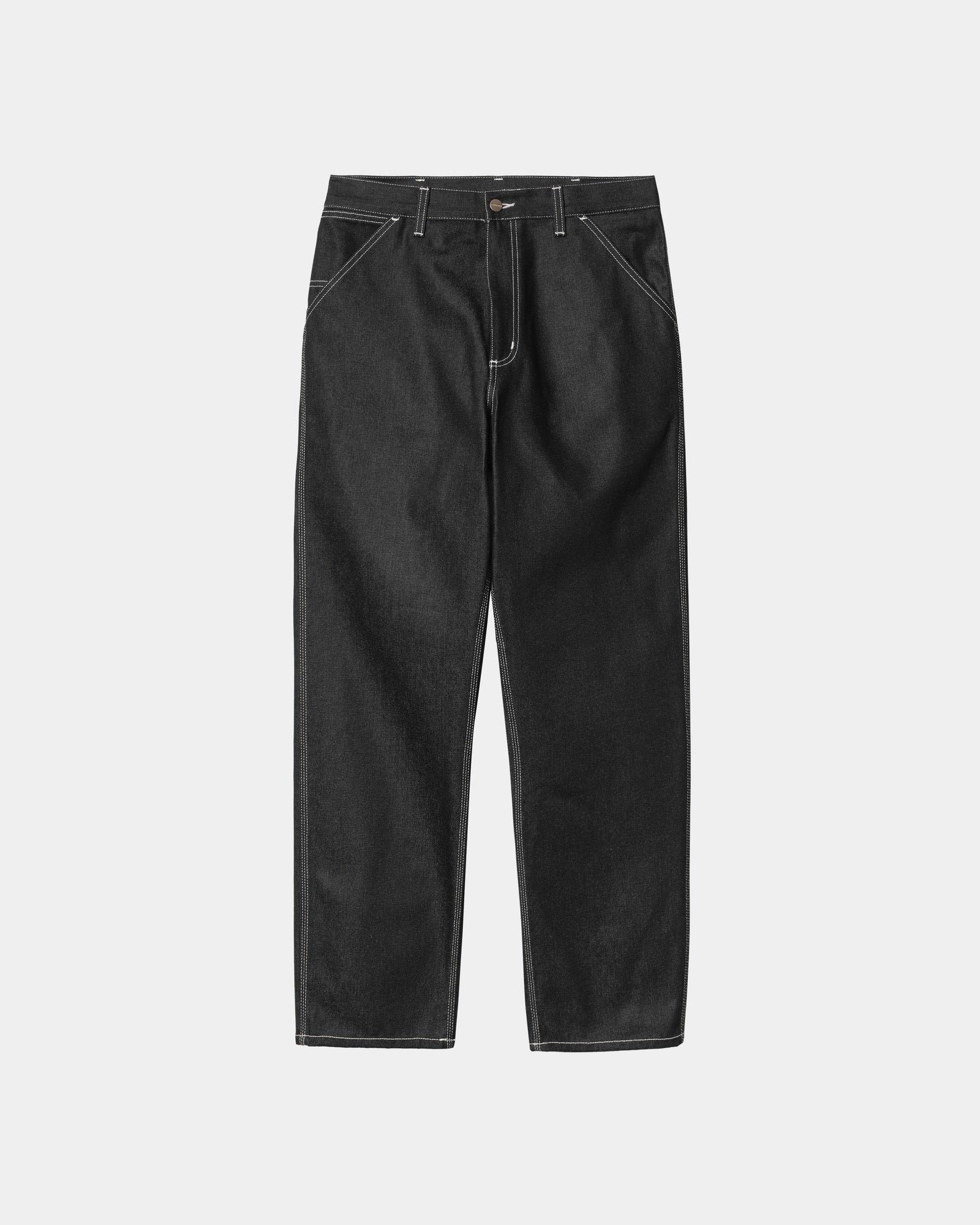 Simple Pant Denim Jeans for Women | Black Rigid Wash | Comfortable Stretch Denim Pants for Casual Wear & Everyday Outfits