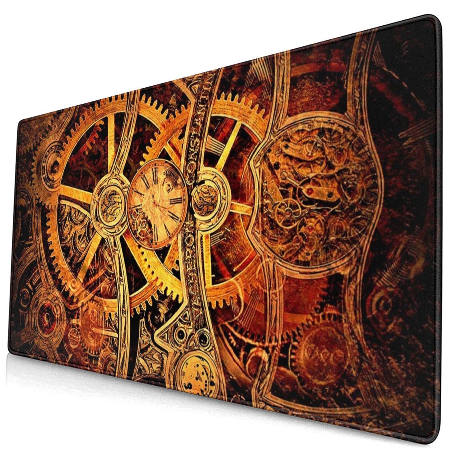 Steampunk Gaming Mouse Pad - Extra Large Extended Mouse Mat with Keyboard Pad for PC Gamers - Perfect for Office, Home, and Gaming Setups