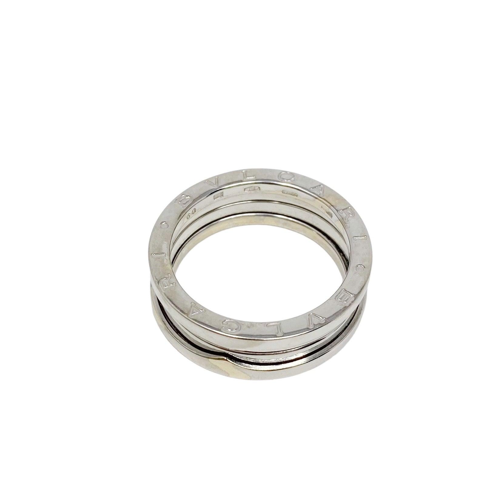 Bvlgari 18k White Gold B.zero1 Ring Size 6 - Luxury Italian Jewelry for Women, Elegant Wedding Band & Anniversary Gift for Her - Perfect for Engagements, Special Occasions & Everyday Wear