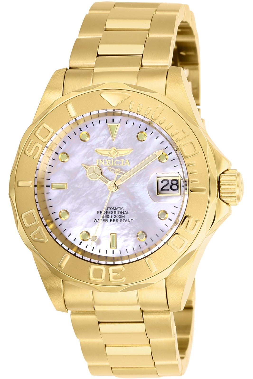 Invicta Men's Pro Diver Automatic Watch 28694 - Stainless Steel Dive Watch with Date Function, 200M Water Resistant for Swimming, Diving & Everyday Wear