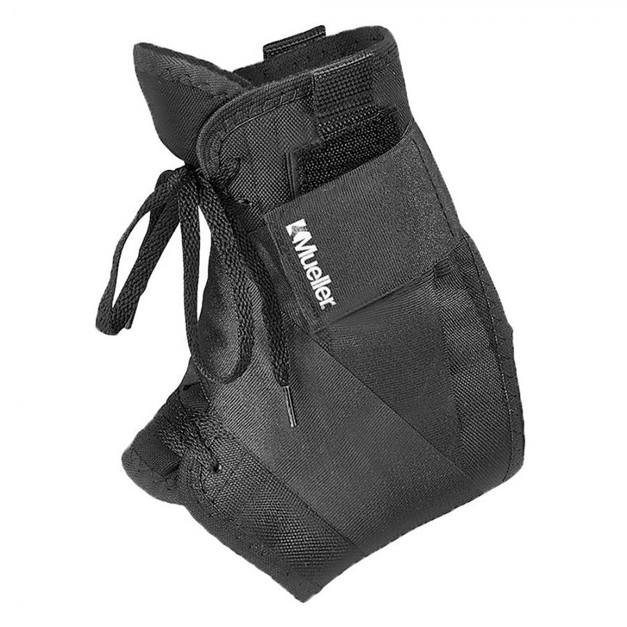 Mueller Adjustable Soft Ankle Brace with Support Strap - Breathable & Comfortable for Sprains, Arthritis & Injury Recovery - Ideal for Running, Basketball & Daily Wear