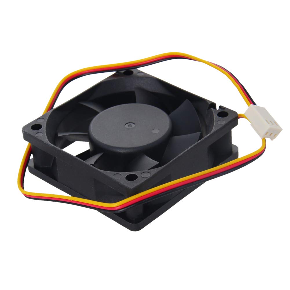 12V Brushless DC Cooling Fan 60x60x20mm - High Performance Mini Cooling Fan with Long Life Sleeve Bearing for PC Case, Computer, Server, and Electronic Devices Cooling - 0.2A 1Pcs by Aicosineg - Perfect for CPU Cooling, Gaming PC, and Home Office Electronics