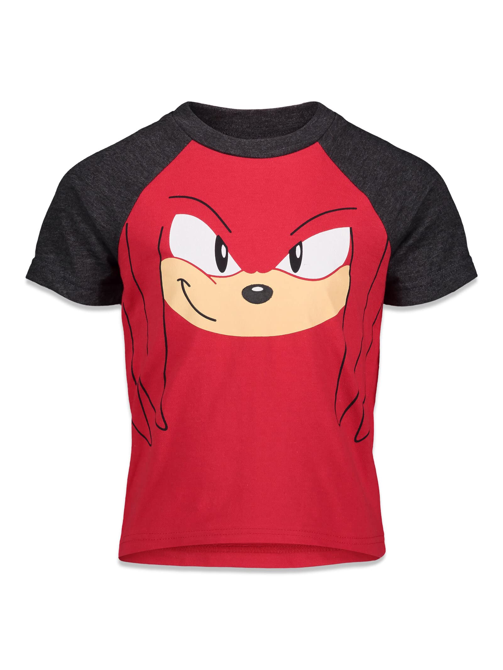 SEGA Sonic The Hedgehog T-Shirts 3-Pack - Tails, Knuckles & Shadow Graphic Tees for Toddler to Big Kid - Perfect for Playdates, Birthday Gifts & Casual Wear