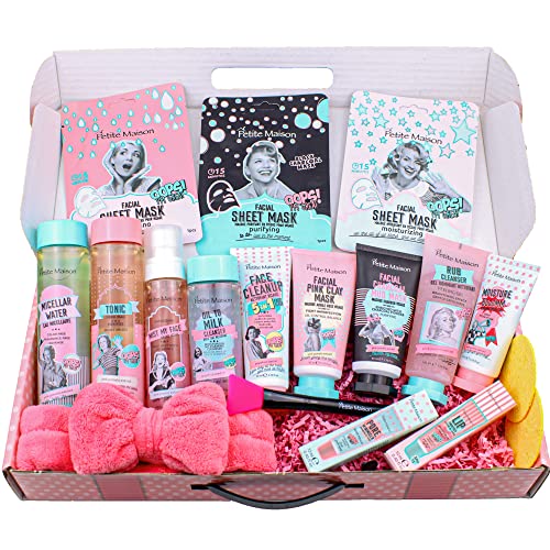 Luxury Spa Gift Box for Women - Birthday, Christmas, Wedding Care Package - Skin Care Sets for Mom, Sister, Aunt & Friends - Perfect for Relaxation, Self-Care & Special Occasions