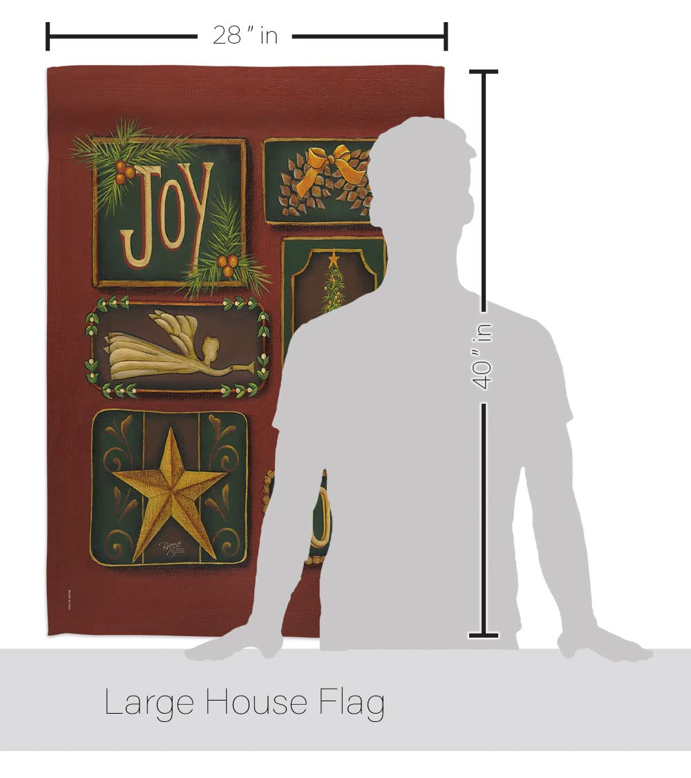 Joy & Love Christmas House Flag Set 28