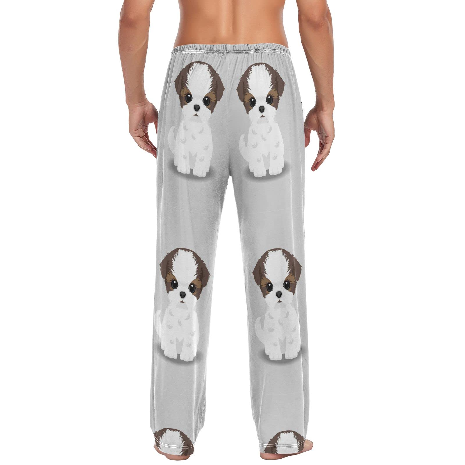 ASLSIY Men's Soft Pajama Pants - Breathable Lounge Sleepwear with Elastic Waistband for Comfortable Sleep & Relaxation at Home, Travel & Lounging