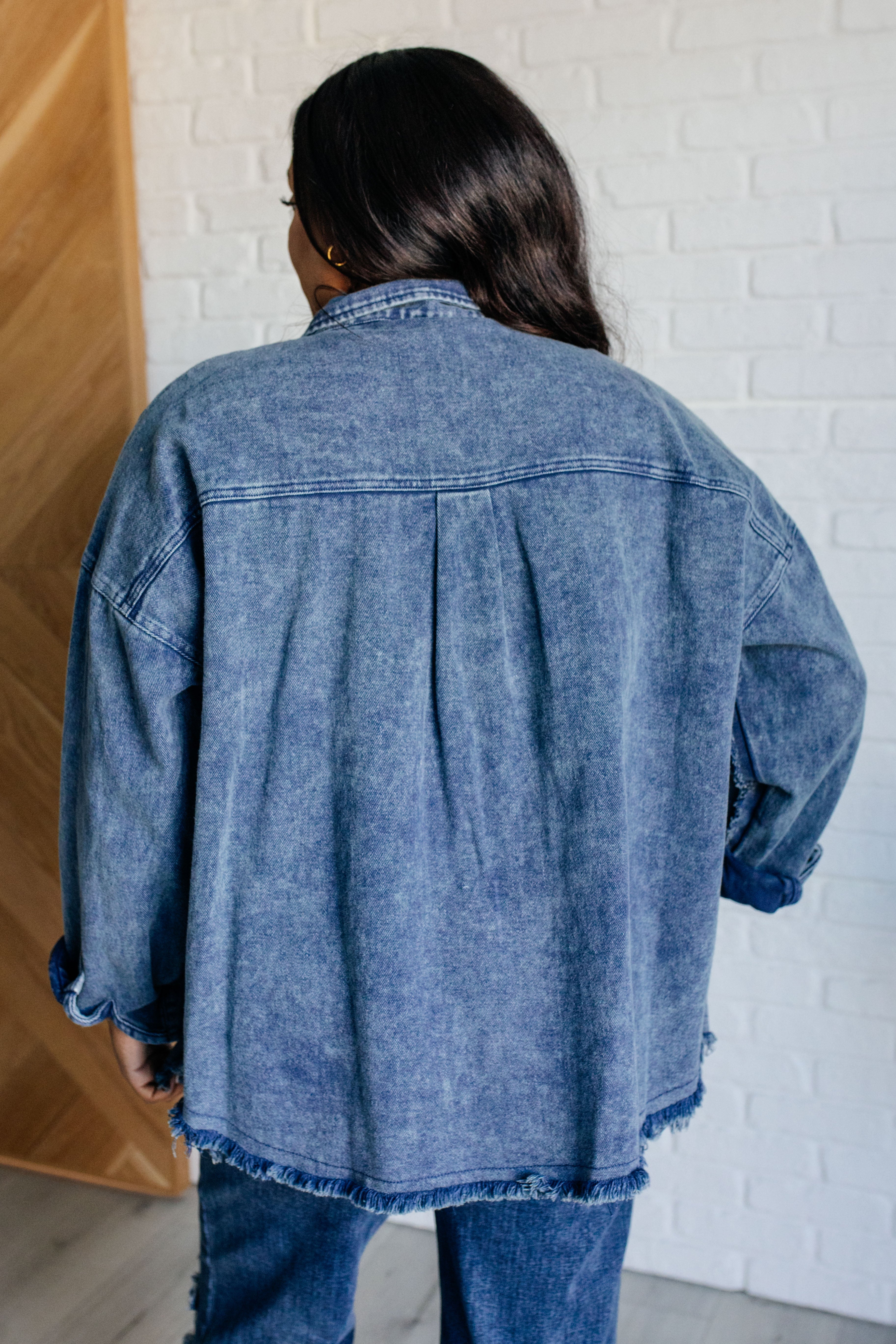 Just In Case Mineral Wash Shacket - Stylish Overshirt for Men & Women | Trendy Layering Piece for Fall & Winter | Perfect for Casual Outfits, Outdoor Adventures & Cozy Evenings