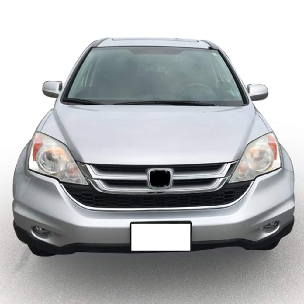 Honda CR-V 2010-2011 Front Upper Hood Bumper Grille Replacement - ABS Plastic Compatible with 2010 2011 CRV Models | Durable Auto Body Part for Off-Road & Daily Driving