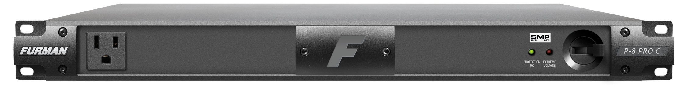 Furman P-8 PRO C Power Conditioner - Premium 8-Outlet Surge Protector with EMI/RFI Noise Filter for Home Theater & Studio Equipment - Perfect for Audio Systems, Gaming PCs & Electronics Protection