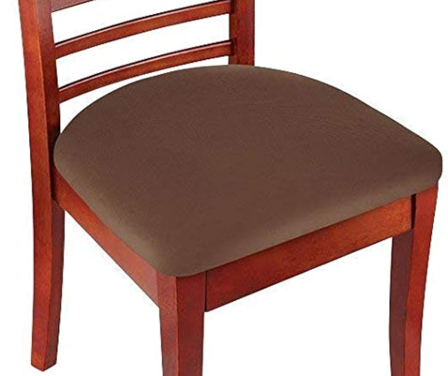 Stretchable Chair Covers for Kids & Pets - Set of 2 (Brown) - Home Dining Protection