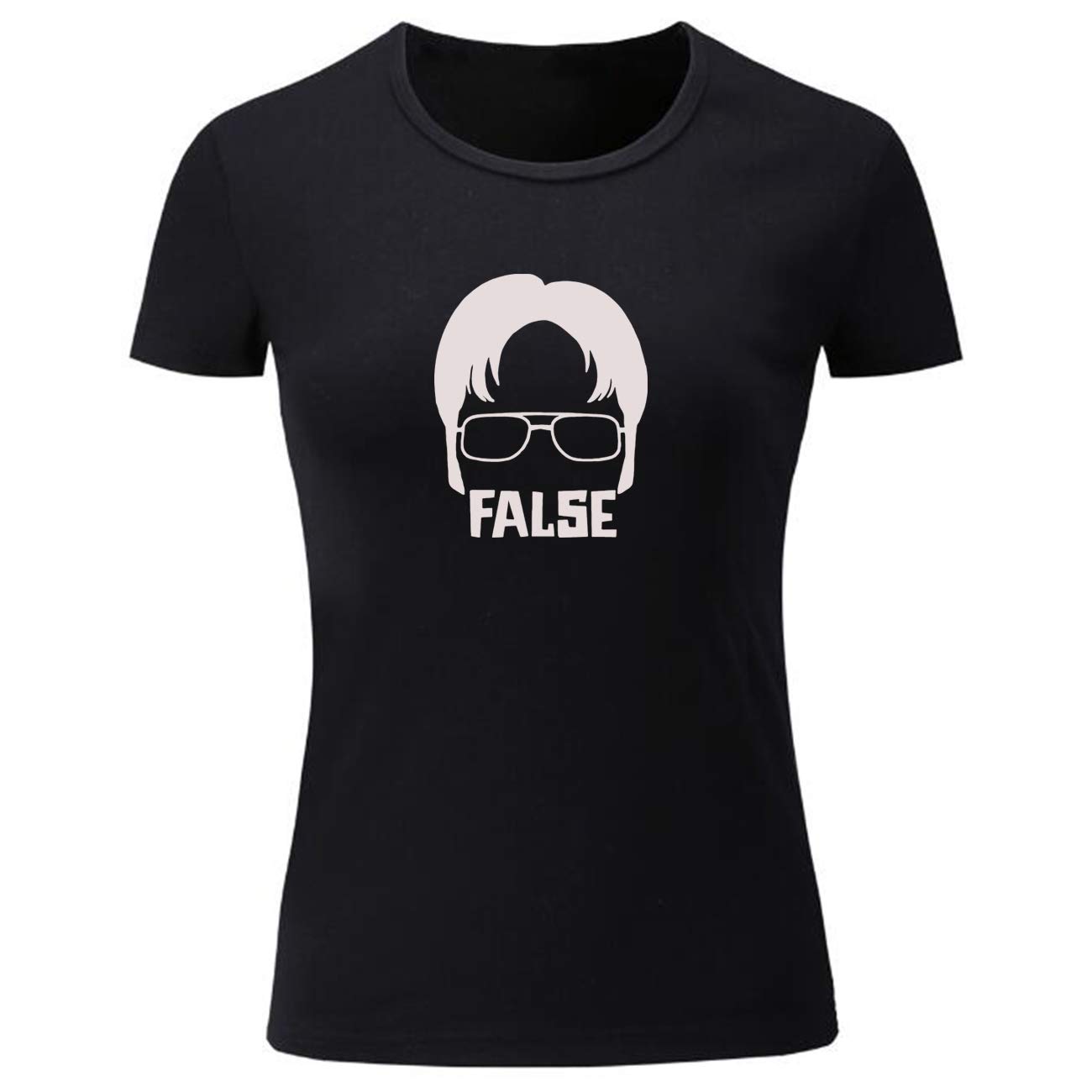 CINFUN Women's Dwight Schrute The Office TV Show T-Shirt - Funny Graphic Tee for Fans - Perfect for Casual Wear, Cosplay & Gifts