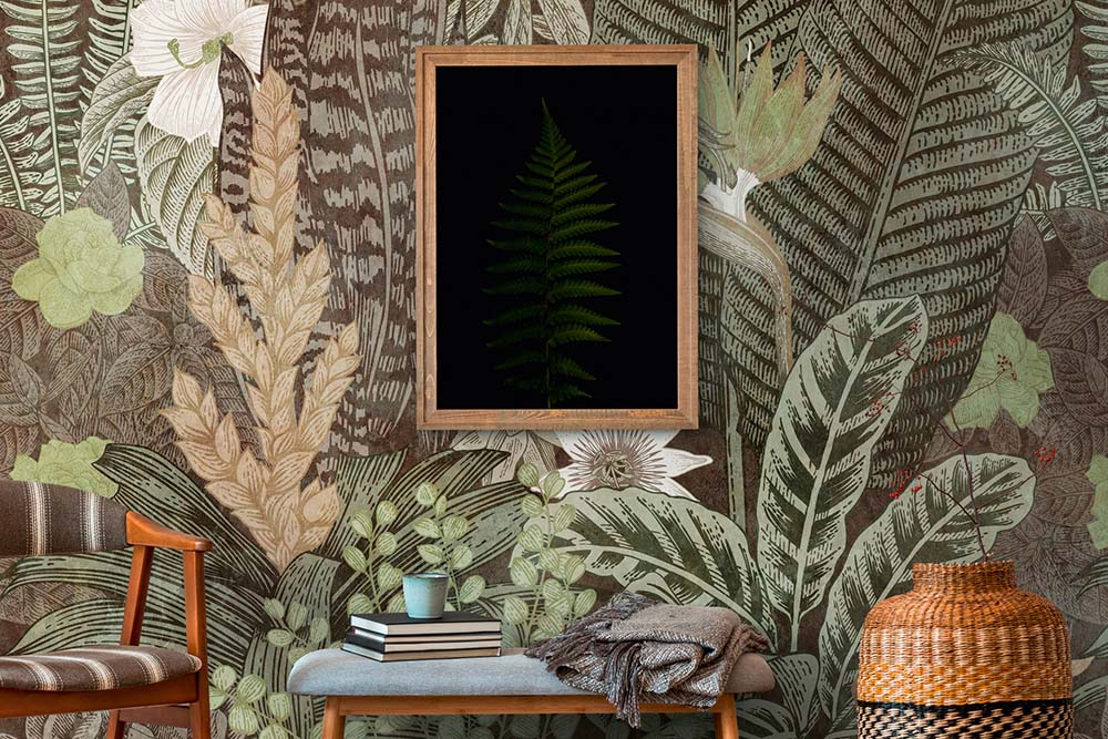 Wild Flowers Wall Art - Handmade Floral Canvas Painting for Home Decor - Perfect for Living Room, Bedroom & Office