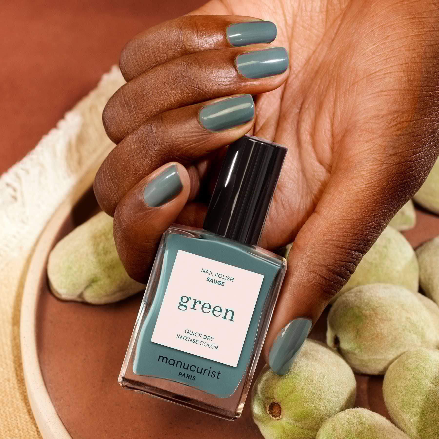 Organic Green Nail Polish - Vegan, Non-Toxic & Cruelty-Free - Perfect for Manicures, Pedicures & At-Home Nail Care