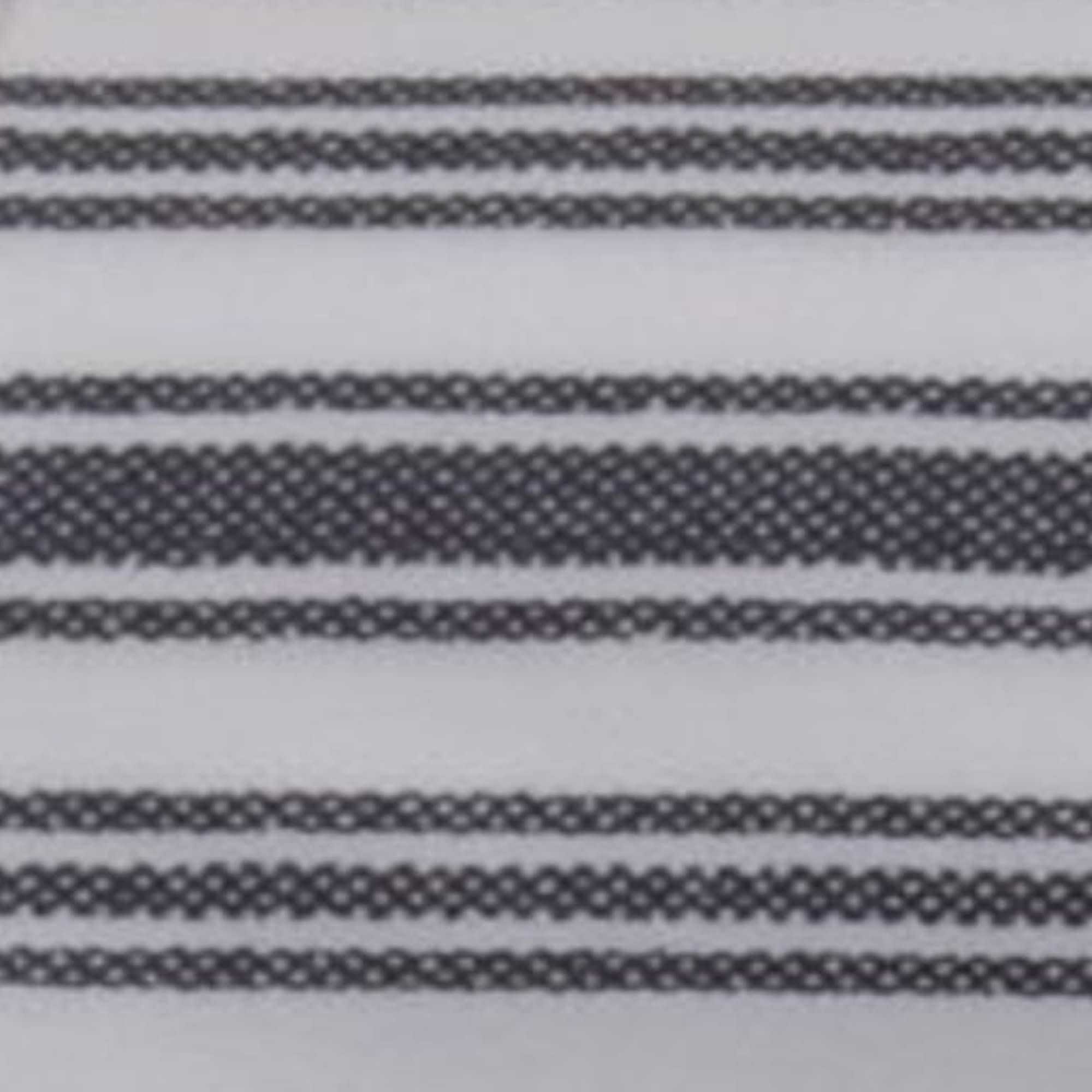 Nautica King Cotton Percale Sheets - Striped Charcoal Bedding Set for Home Decor