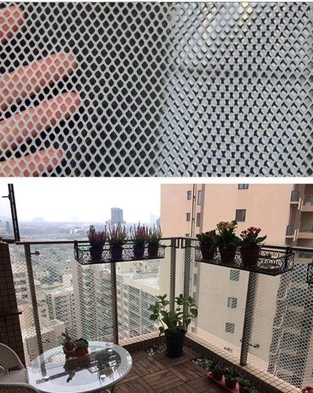 1.5x4m Heavy Duty Plastic Poultry Fence Netting - 1.2cm (0.47