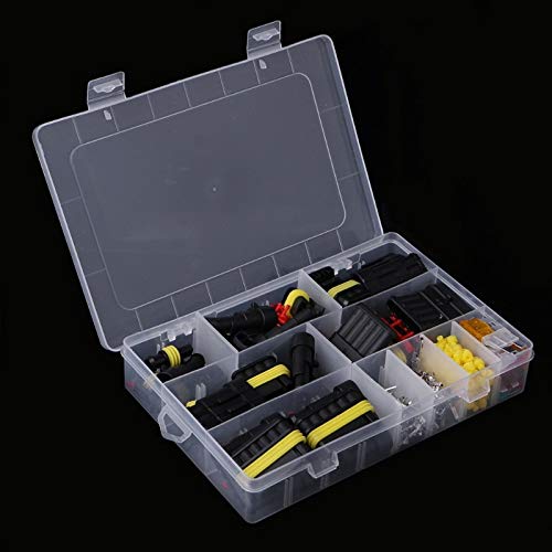 240Pcs Superseal Waterproof 12V Electrical Connectors Kit for Automotive & Marine Use
