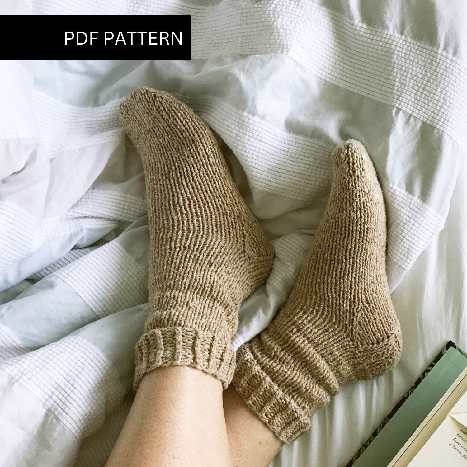 Siesta Socks Knitting Pattern PDF - Cozy Handmade Sock Design for Beginners & Advanced Knitters - Perfect for Home Relaxation, Gifts & Winter Comfort