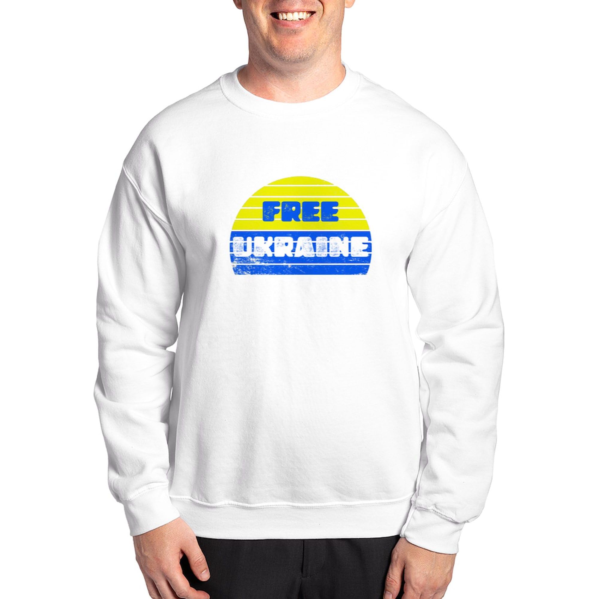 Free Ukraine Classic Crew Neck Light Sweatshirt - Comfortable Casual Pullover for Men & Women - Perfect for Support, Awareness & Everyday Wear