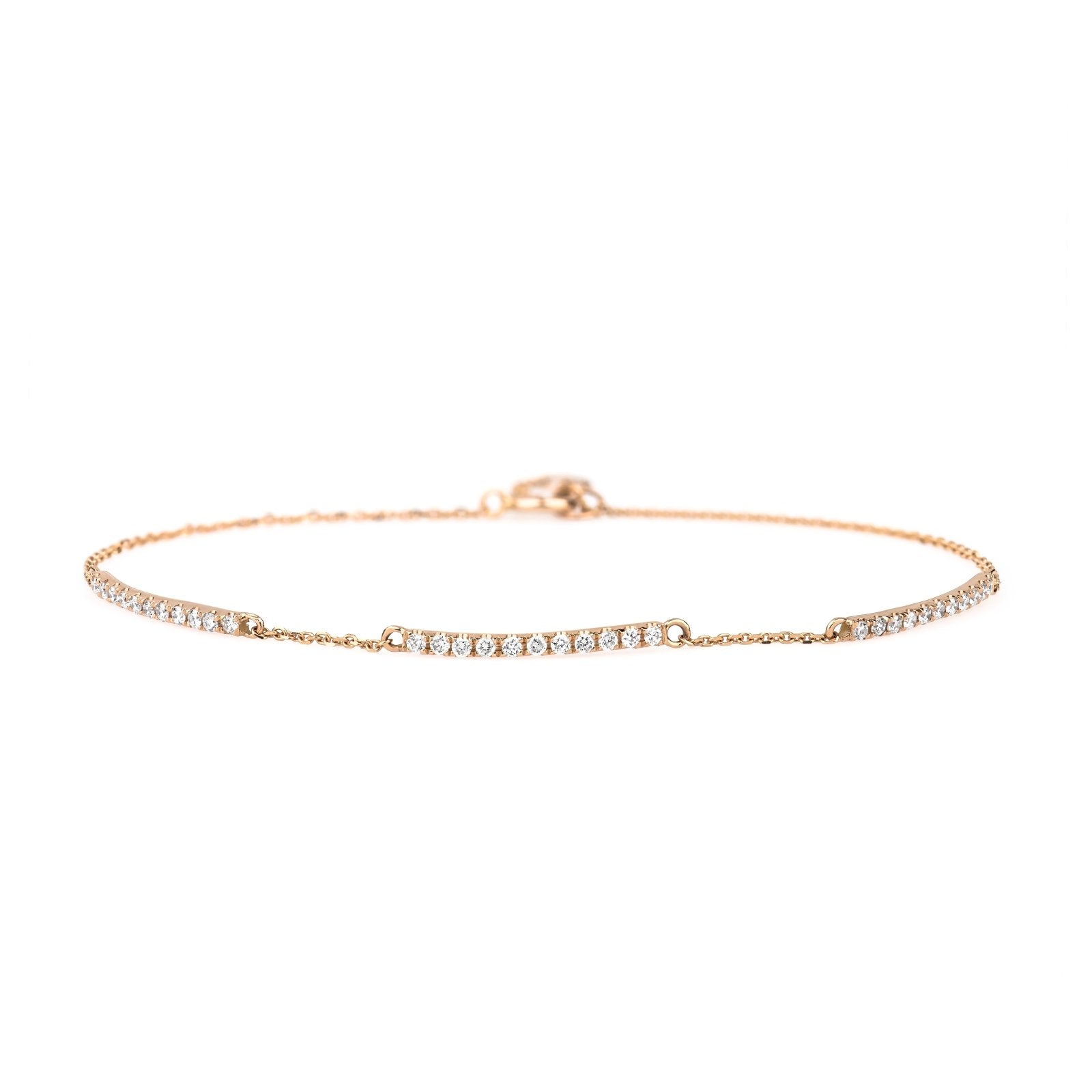 14k Rose Gold Diamond Tennis Bracelet for Women - Elegant & Durable Jewelry Gift for Anniversary, Wedding, Party & Special Occasions