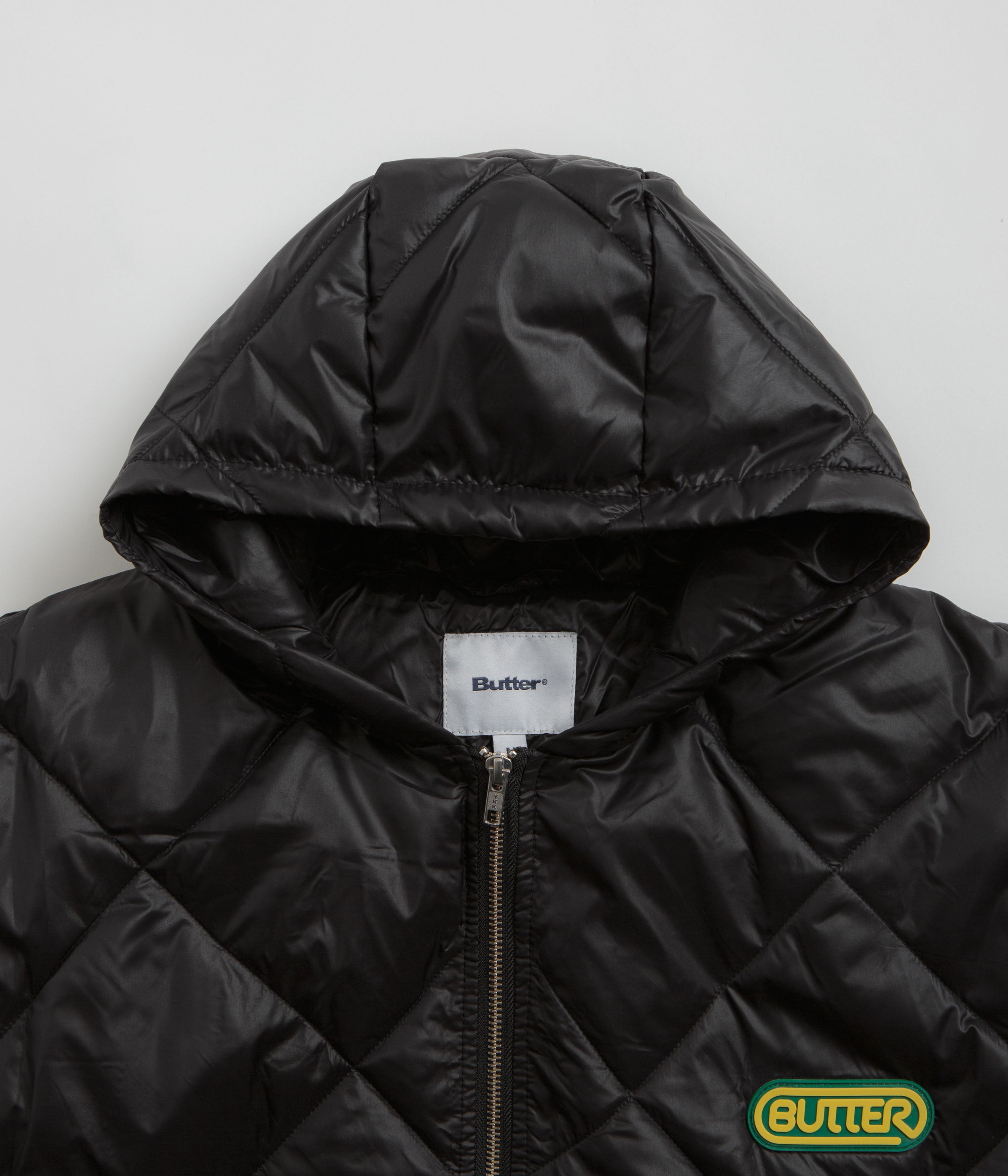 Butter Goods Hooded Work Jacket for Men - Black | Durable & Stylish Workwear for Outdoor Jobs & Casual Wear