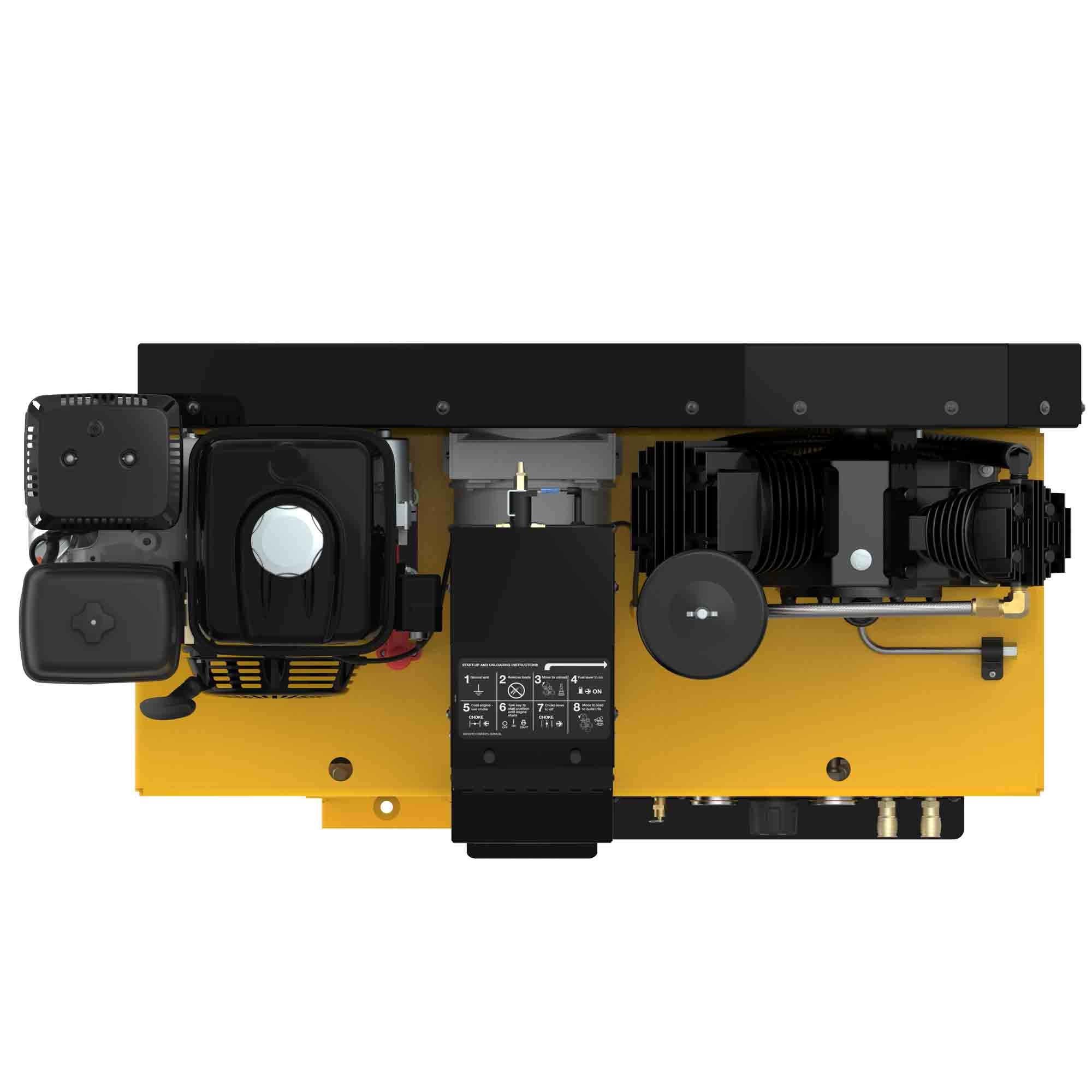 DeWALT DXCMCGW1330 30-Gallon 3-in-1 Truck Mount Air Compressor, Generator & Welder - Heavy Duty for Construction Sites, Job Sites & Mobile Welding