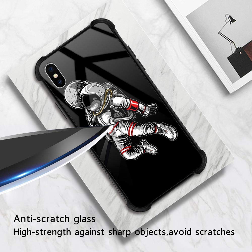 Premium Military-Grade Shockproof iPhone XR Case with All-Around Protection | Anti-Scratch Phone Cover for iPhone XR - Astronaut Dunk Design | Perfect for Outdoor Adventures, Travel & Daily Use