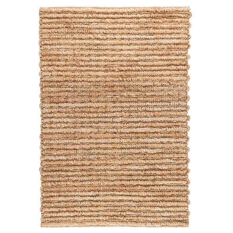 Dash & Albert Dunes Natural Woven Jute Rug - Eco-Friendly Handmade Area Rug for Living Room, Bedroom & Boho Home Decor