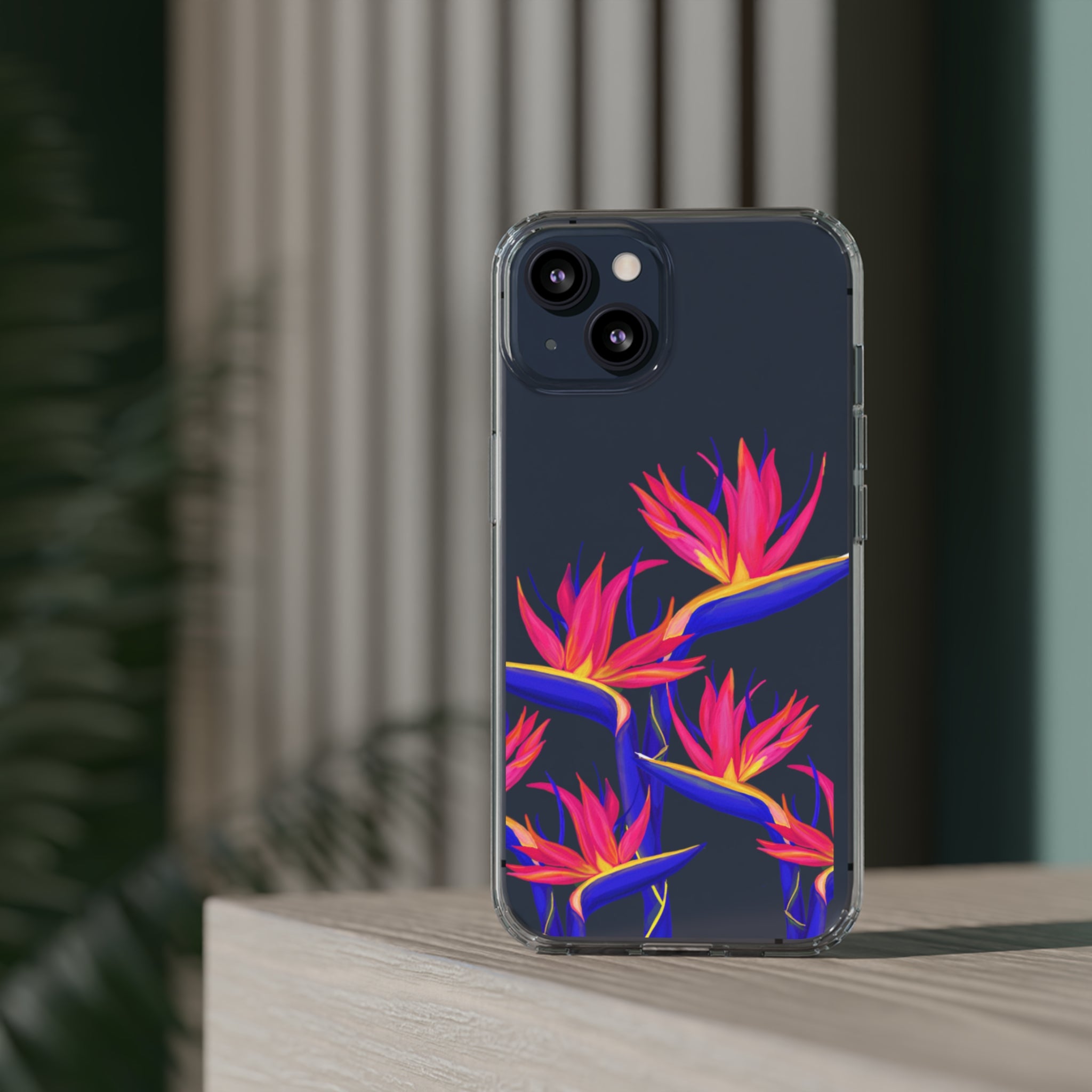 Pua Manu Neon Clear Phone Case - Shockproof & Scratch-Resistant Protective Cover for iPhone & Samsung - Perfect for Outdoor, Travel & Daily Use