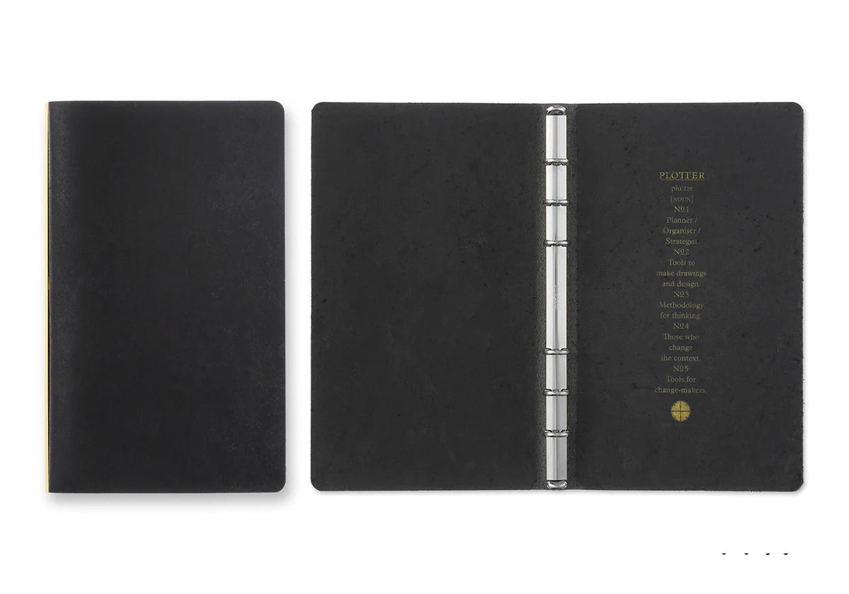 Premium PLOTTER Pueblo 6-Ring Leather Binder PLT5001 - Bible Size Organizer for Journals, Planners & Notebooks | Perfect for Office, School & Church Use