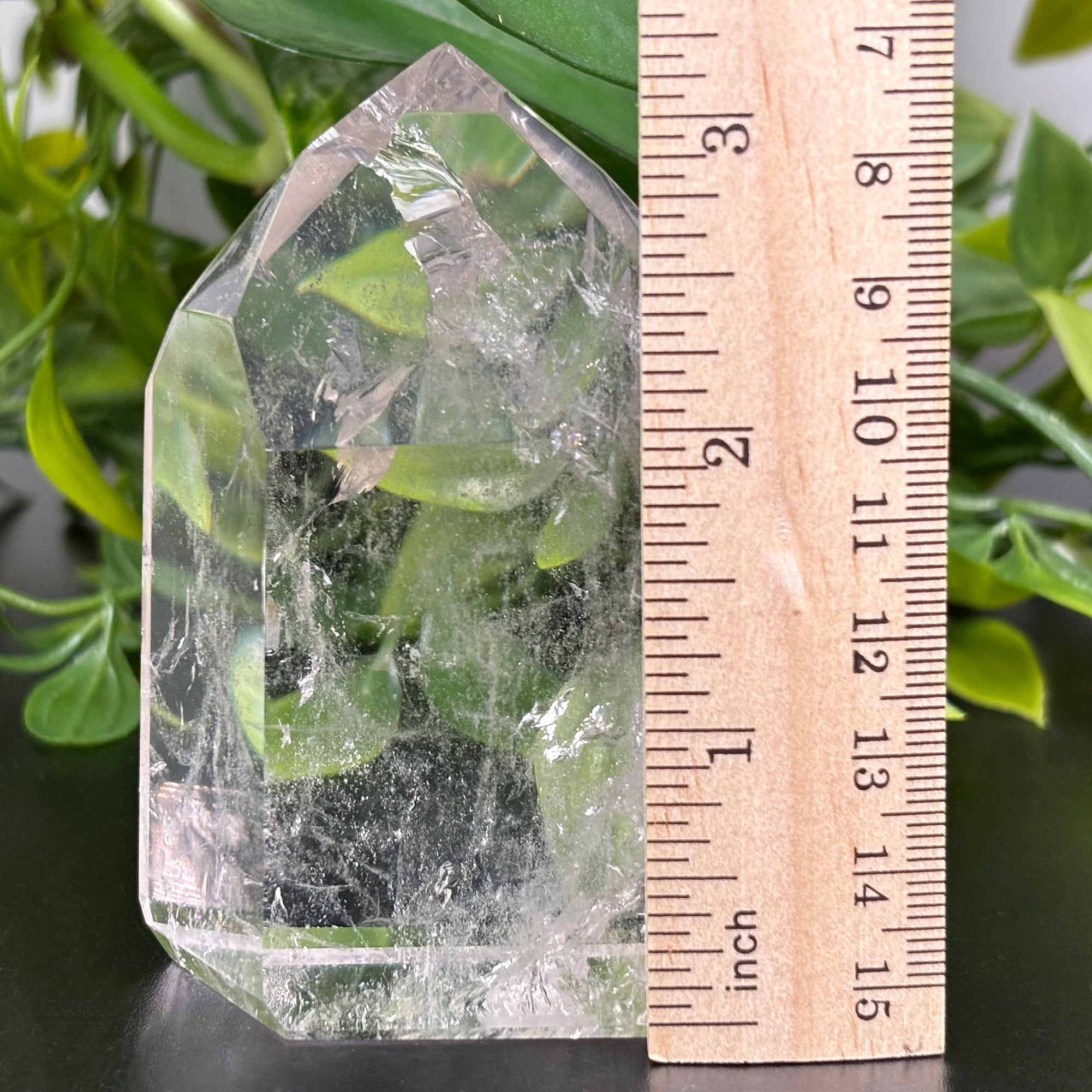 Natural Smokey Quartz Crystal Tower – Healing Stone Obelisk for Grounding, Protection & Chakra Balancing – Polished Gemstone for Collectors, Meditation & Home Decor – Perfect for Yoga Spaces, Office Desk & Spiritual Altars RPO443