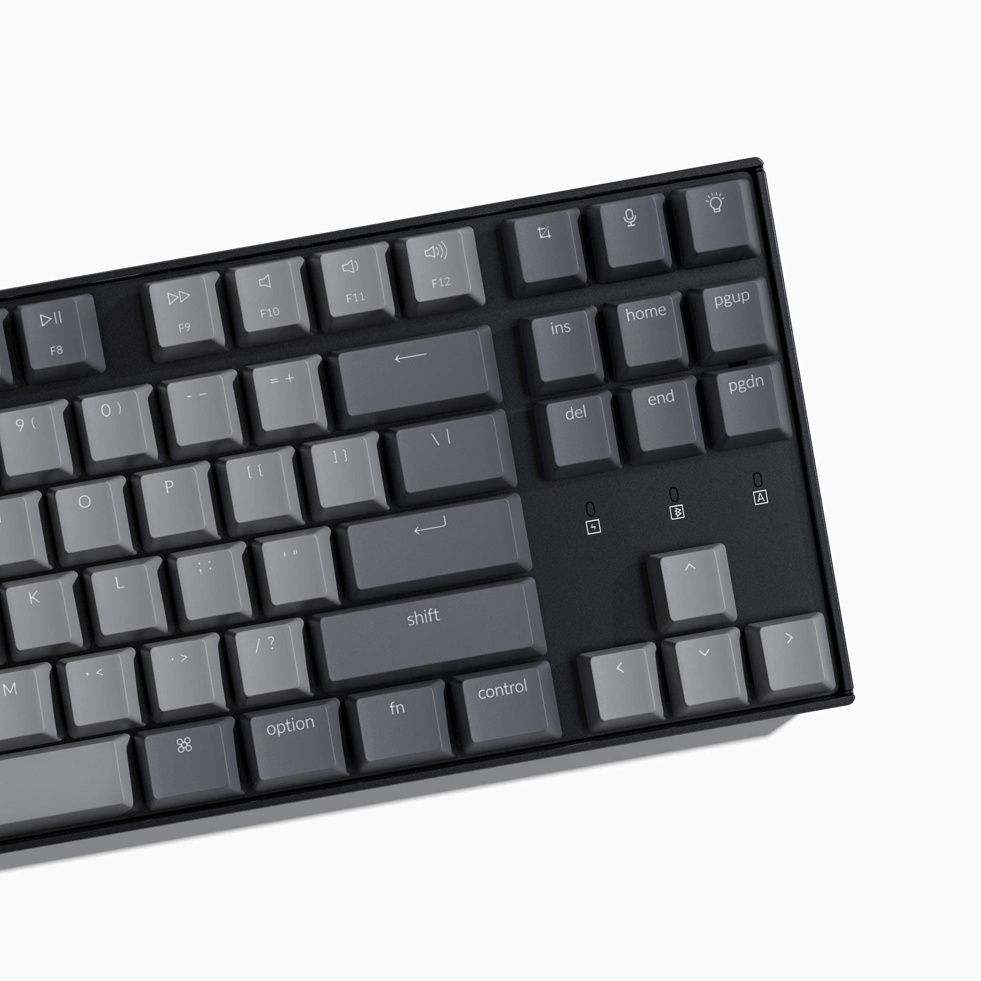 Keychron K8 Wireless Mechanical Keyboard - Tenkeyless RGB Backlit, Bluetooth 5.1, USB-C Wired, Gateron G Pro Brown Switches - Compatible with Mac & Windows PC - Perfect for Gaming, Coding & Office Work