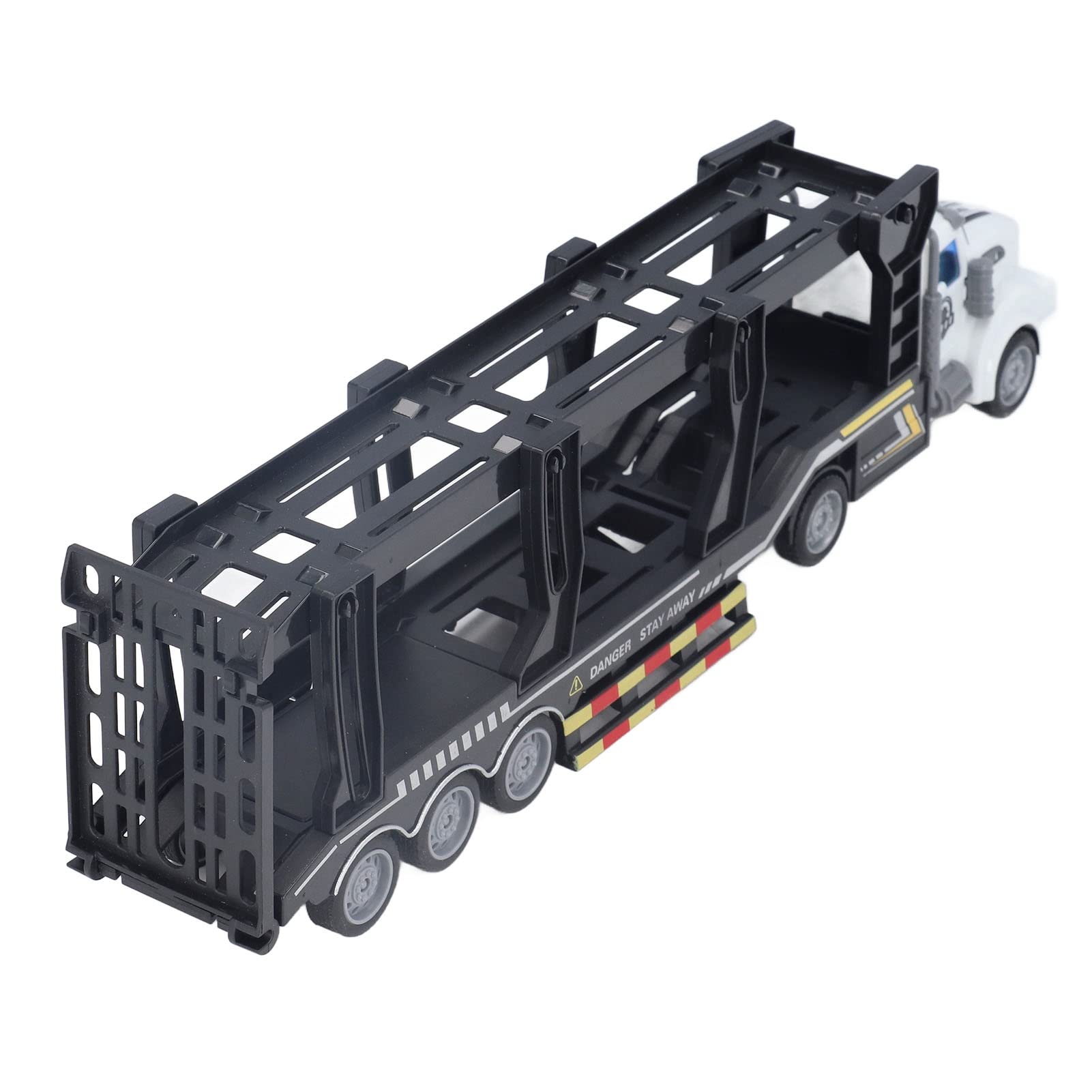 1:48 Scale Durable Container Truck Toy with Open Tailgate - Realistic Model for Kids 3+ Years Old - Perfect for Outdoor Play, Collecting & Gift Giving