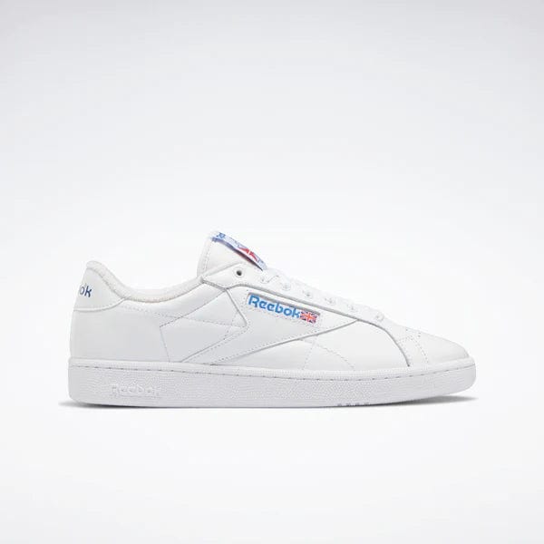 Reebok Men's Club C Ground White Sneakers - Classic Casual Shoes for Walking, Running & Everyday Wear