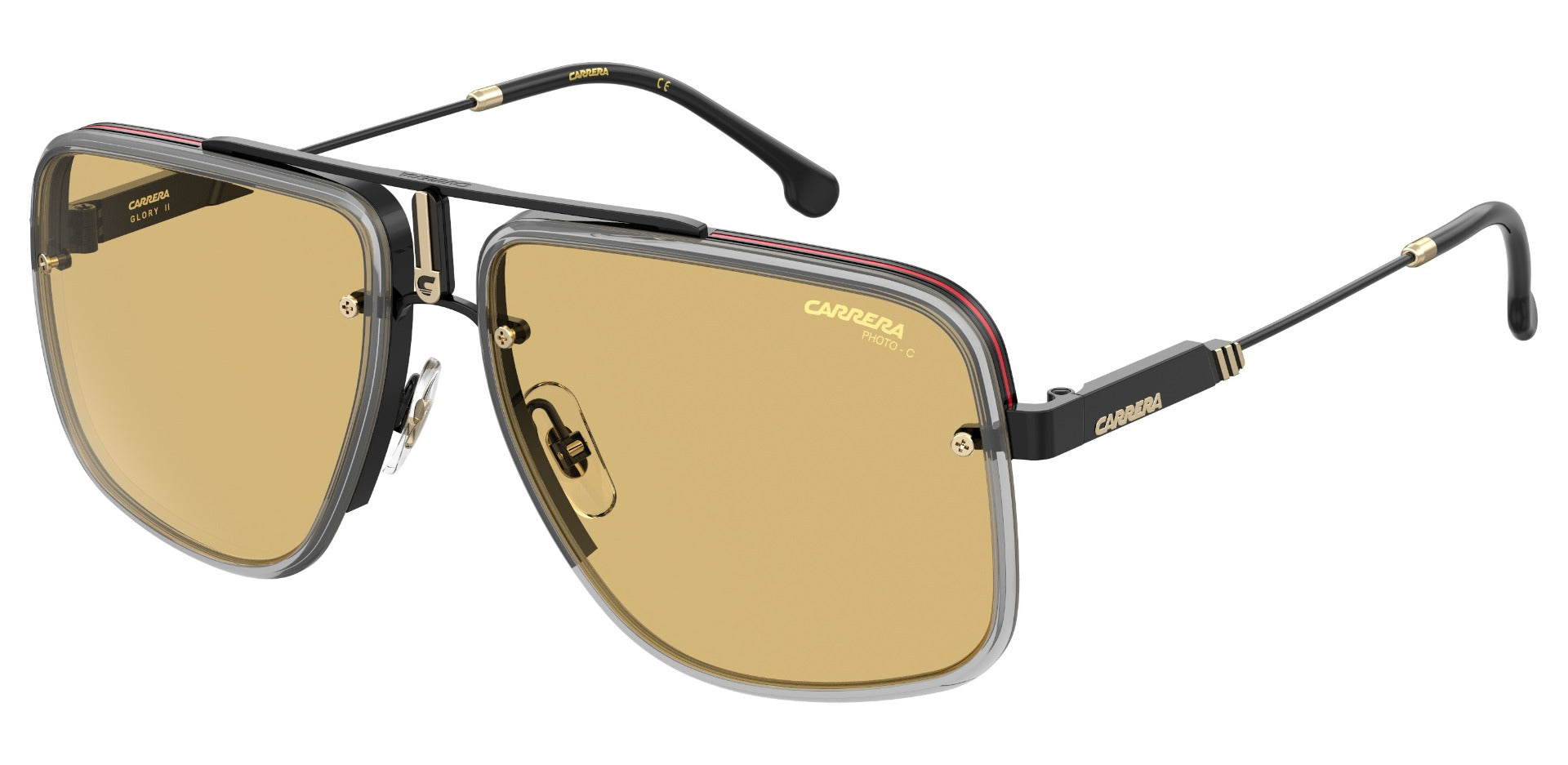 Carrera Glory II Sunglasses - Polarized UV Protection for Men & Women - Perfect for Driving, Running, and Outdoor Activities