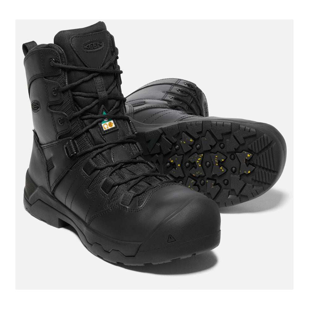 **Keen Oshawa Plus Men's 8 Composite Toe Waterproof Work Boot - Durable Safety Shoes for Construction, Hiking & Outdoor Work (Model: 1026792)**