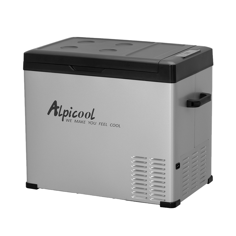 Alpicool C50 Portable Car Refrigerator 12V/24V DC & 110V AC - Compact Freezer for Road Trips, Camping, RV, Truck - Energy Efficient & Quiet Cooling - Certified Refurbished