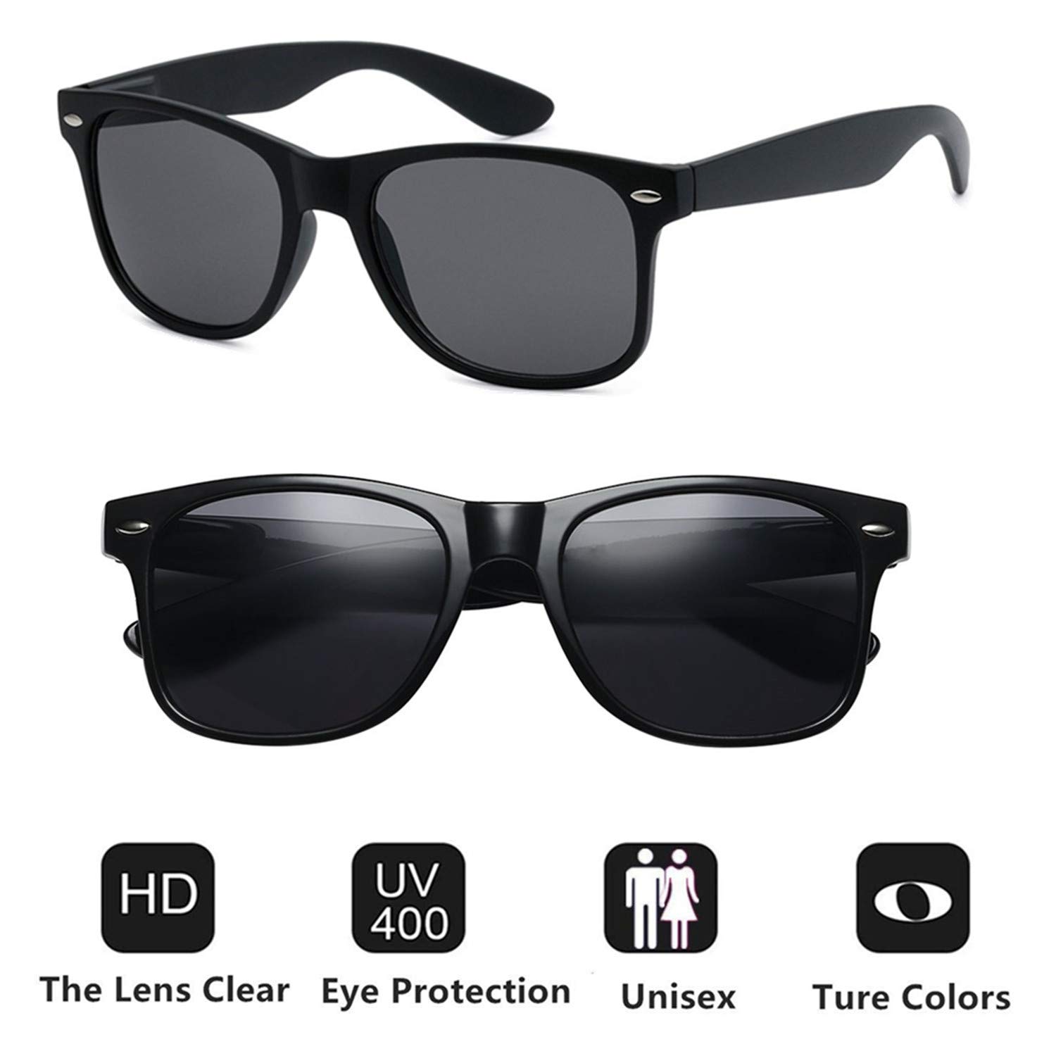 Bulk Party Sunglasses for Adults - Retro 80s Style Shades (8/10/20/30 Pack) | Perfect for Themed Parties, Costume Events & Giveaways