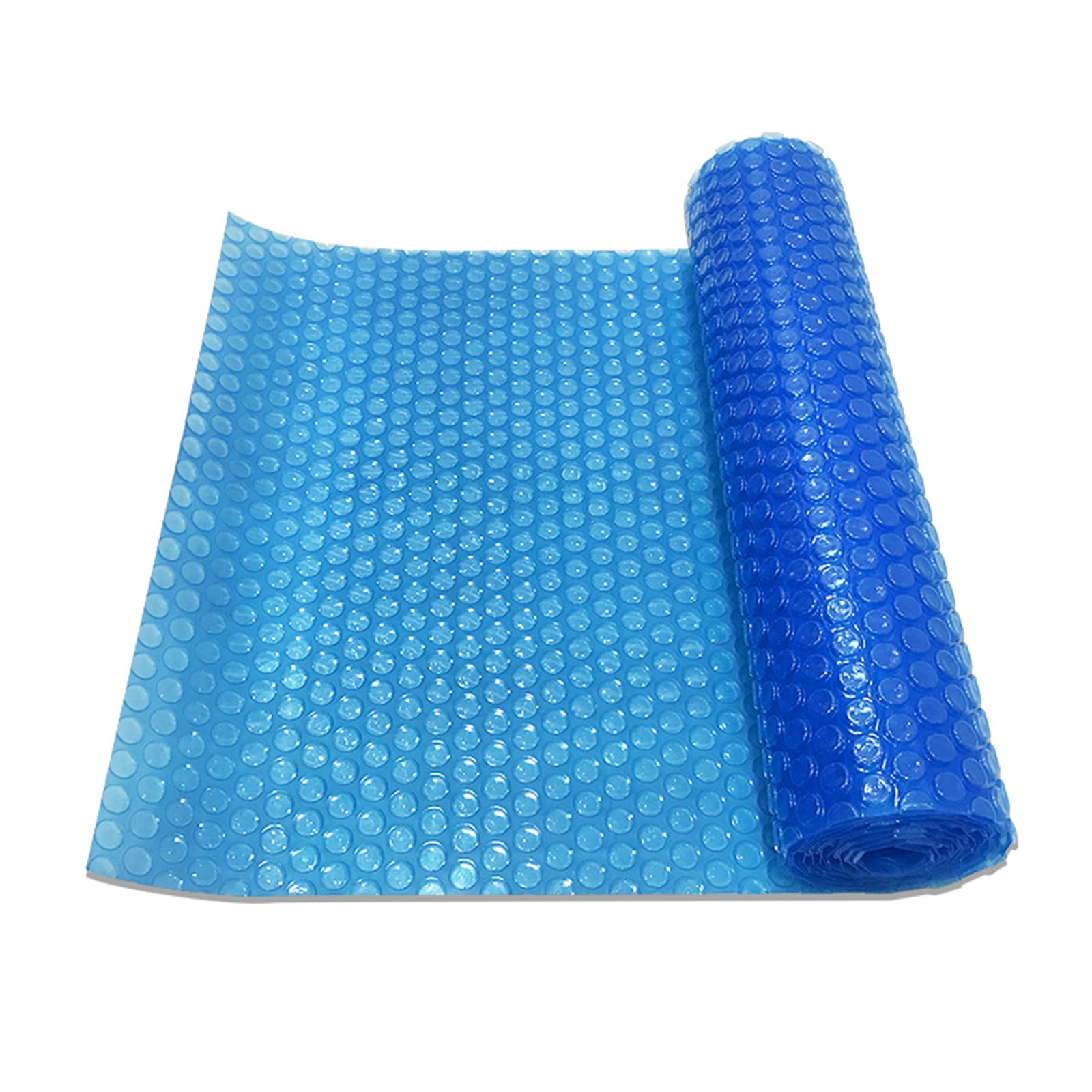 QIAOERJUN Solar Pool Cover for Rectangle Swimming Pools - Heavy Duty In-Ground & Above-Ground Pool Solar Blanket - Upgraded Solar Heating Cover for Hot Tubs & Spas | Extend Swimming Season & Reduce Heat Loss