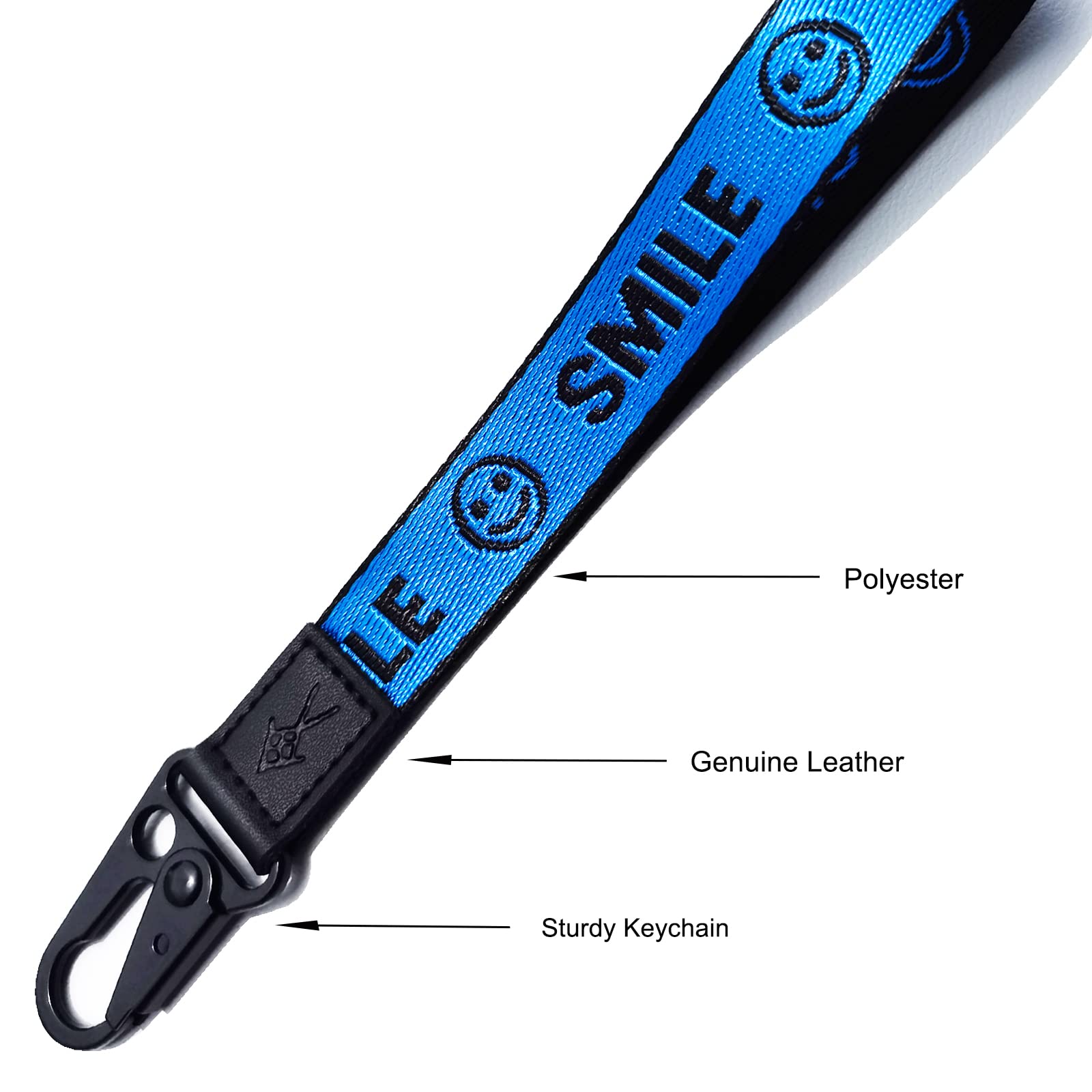 Cool Lanyards for Keys & Wallets - Durable Keychain Holder for Work & Travel