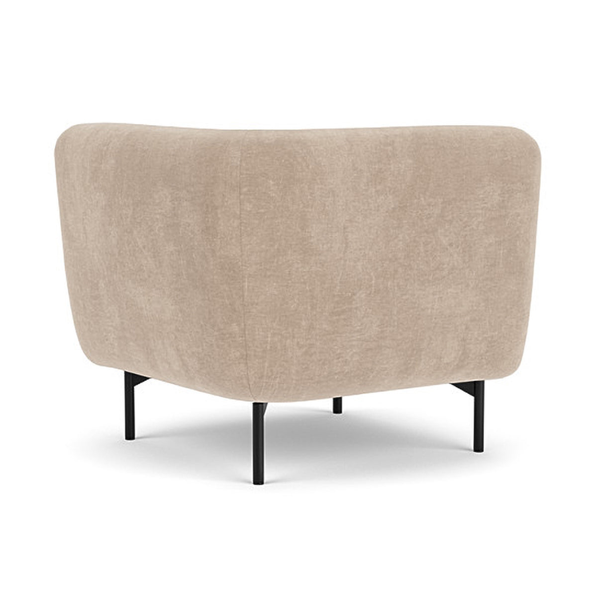 Alfred Fabric Modular Sofa - Left 1 Seater Sectional Couch for Living Room, Lounge & Small Spaces | Modern Comfortable Furniture for Apartments & Home Decor