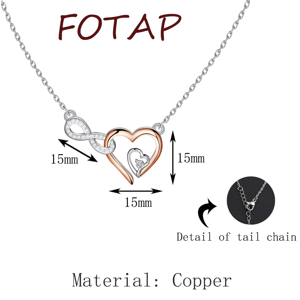 Bestie Gift Necklace - Double Heart Pendant for Coworkers & BFFs - Office & Daily Wear