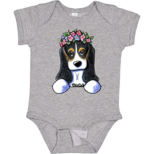 Inktastic Basset Hound Puppy Baby Bodysuit - Cute Dog Lover Outfit for Infants & Toddlers - Perfect for Birthdays, Photo Shoots & Family Matching Outfits