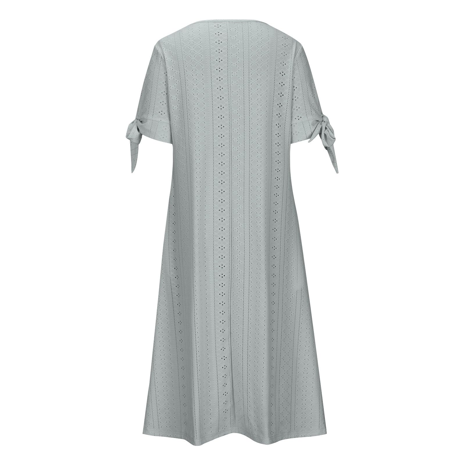 2024 Women's Beach Dresses - Short Sleeve Maxi Summer Dresses for Vacation & Casual Wear | Perfect for Seaside Getaways, Pool Parties & Summer Outings