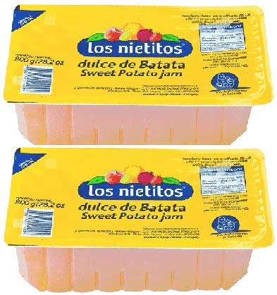 LOS NIETITOS Sweet Potato Jam 28.2 oz (800g) 2-Pack | Traditional Argentine Dessert Spread for Toast, Pastries & Cheese Platters