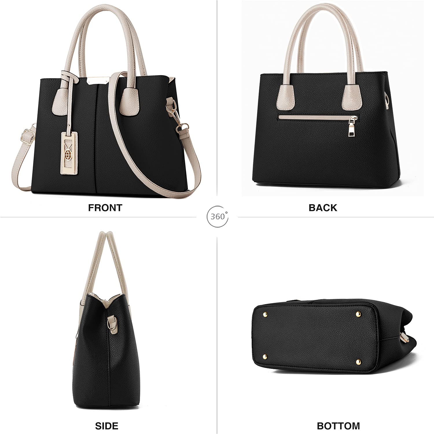 Chicarousal Women's Leather Crossbody Bag - Stylish Tote & Shoulder Purse for Daily Use